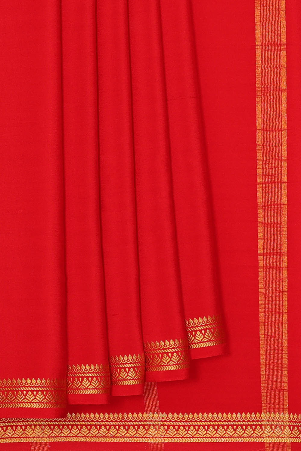 Image of Red South Silk Saree