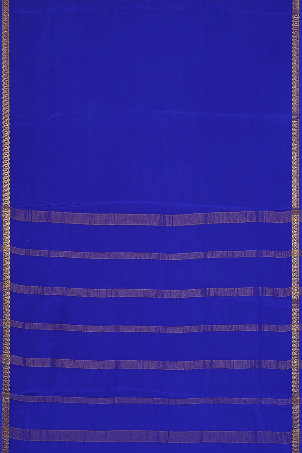 Image of Royal-Blue South Silk Saree
