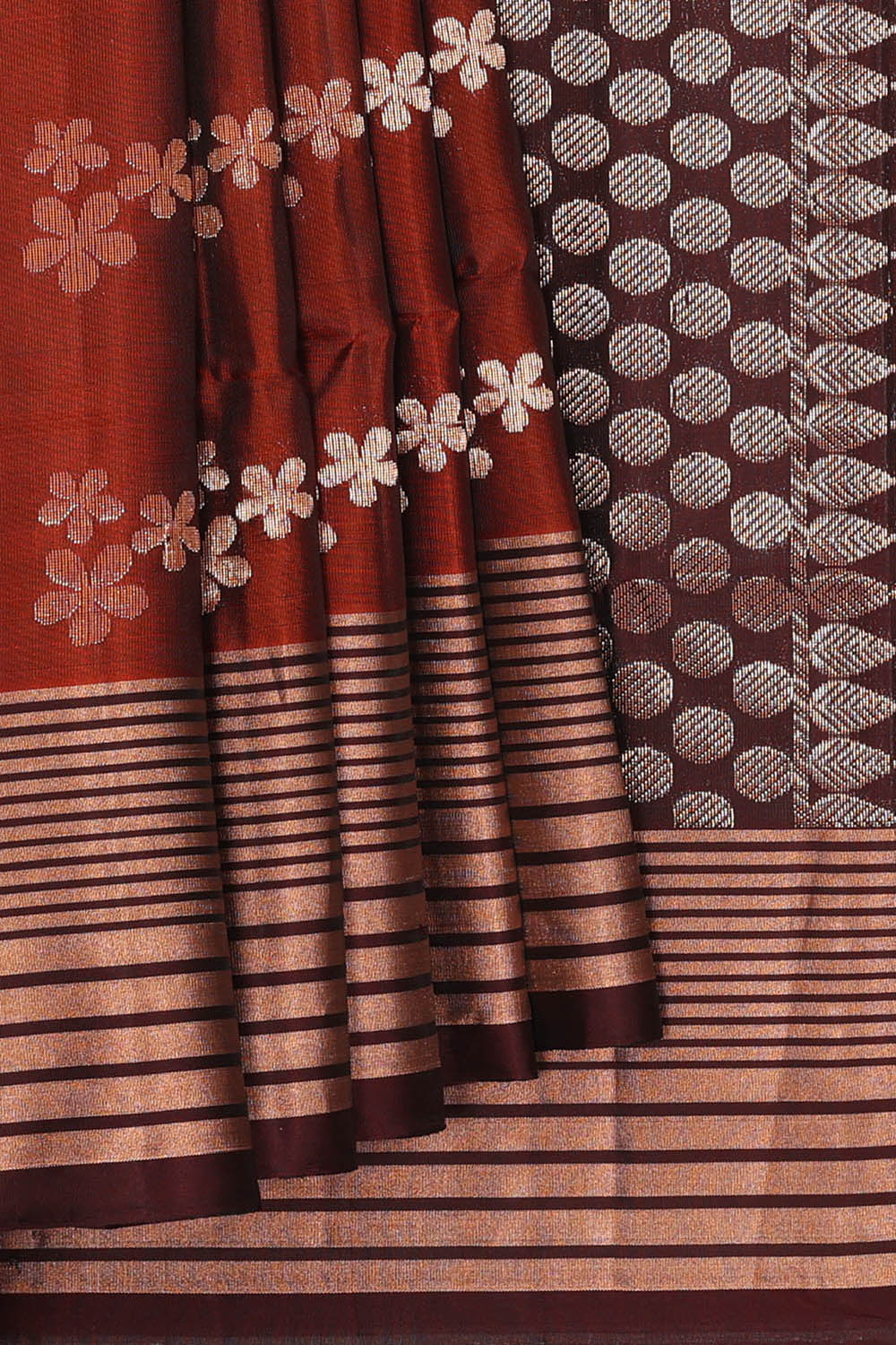 Image of Maroon South Silk Saree