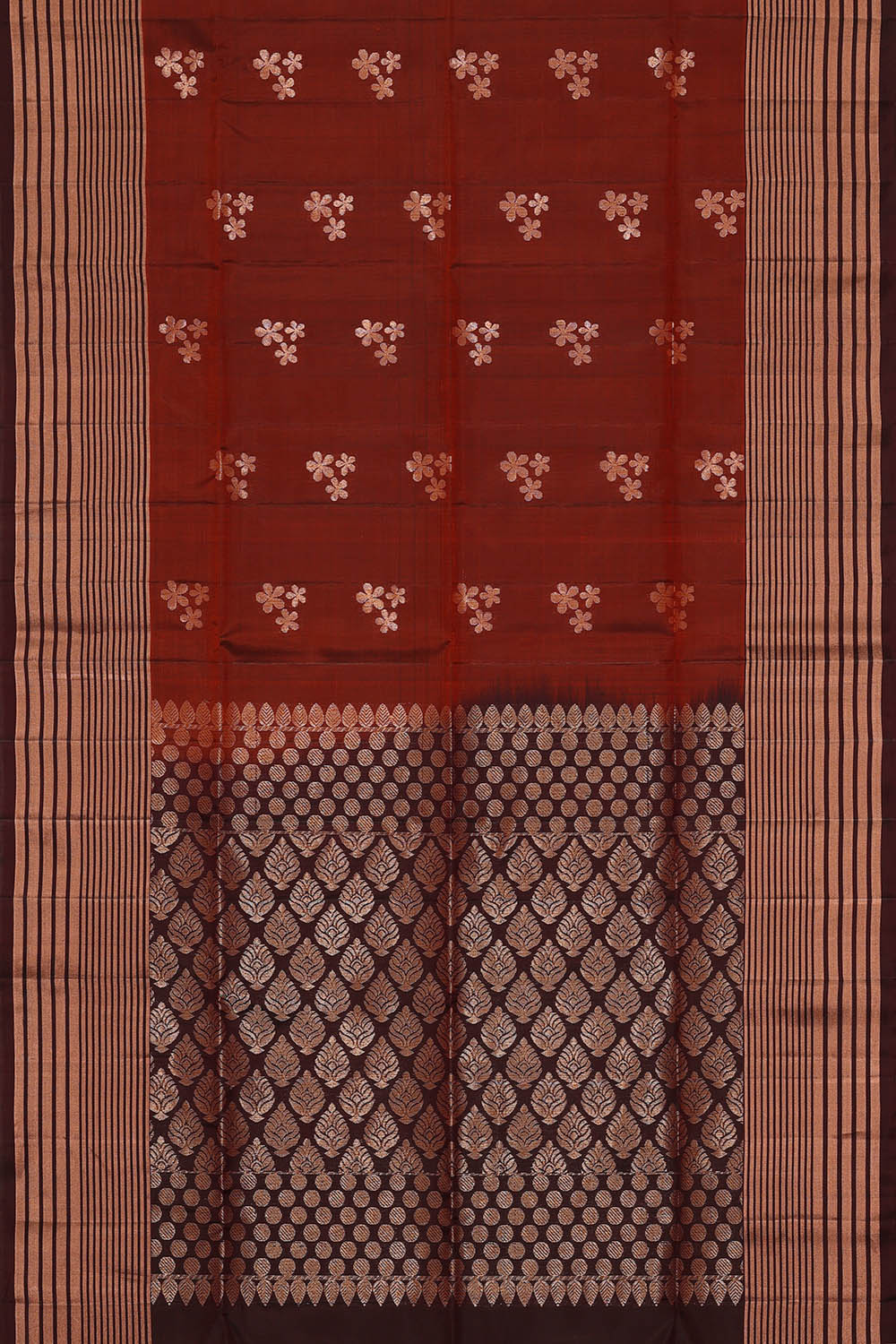 Image of Maroon South Silk Saree