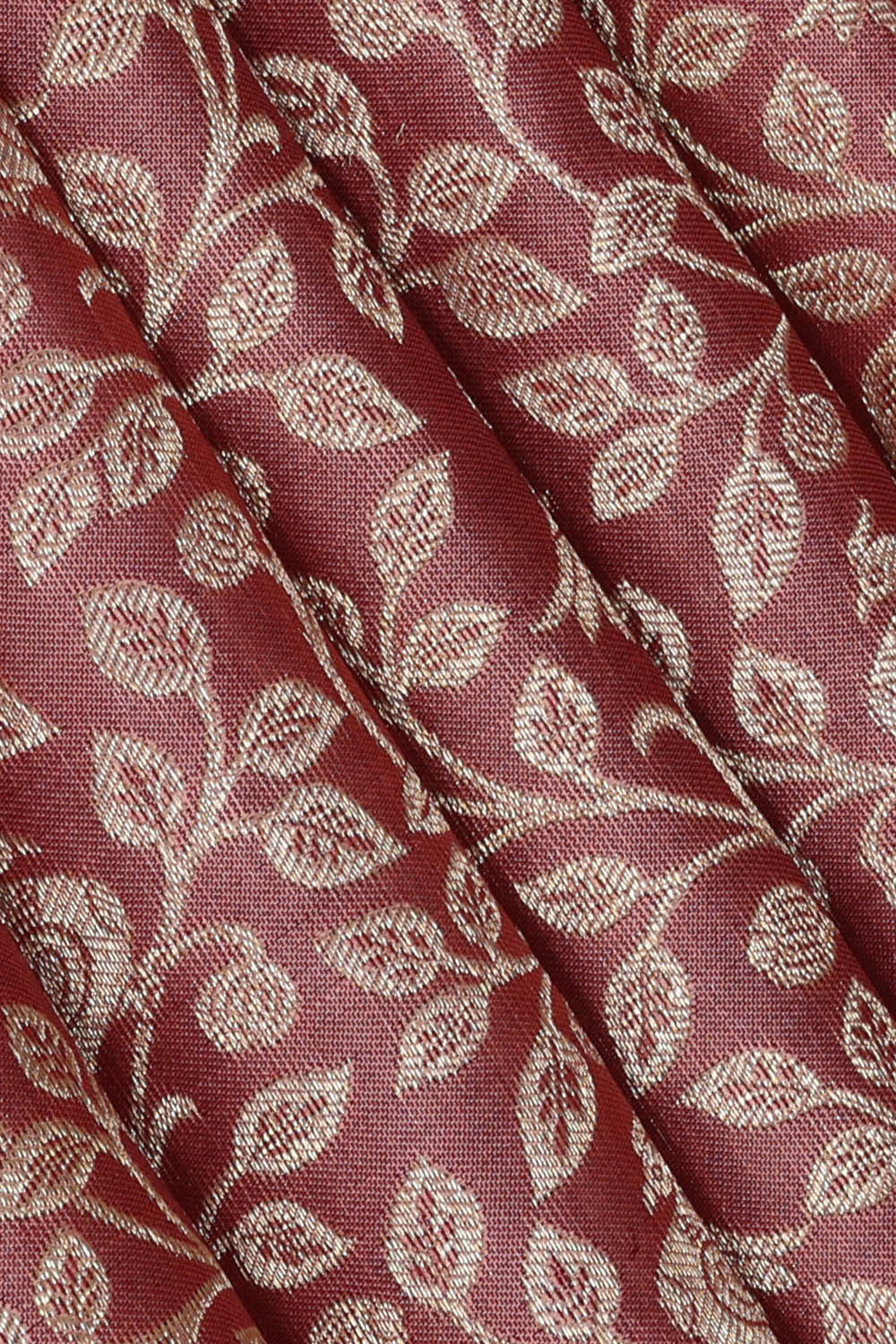 Image of Mauve South Silk Brocade Saree