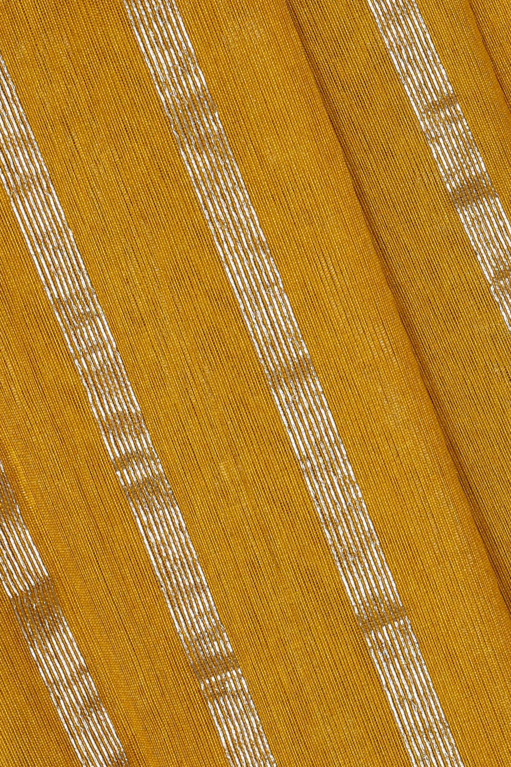 Image of Yellow Chanderi Silk Saree
