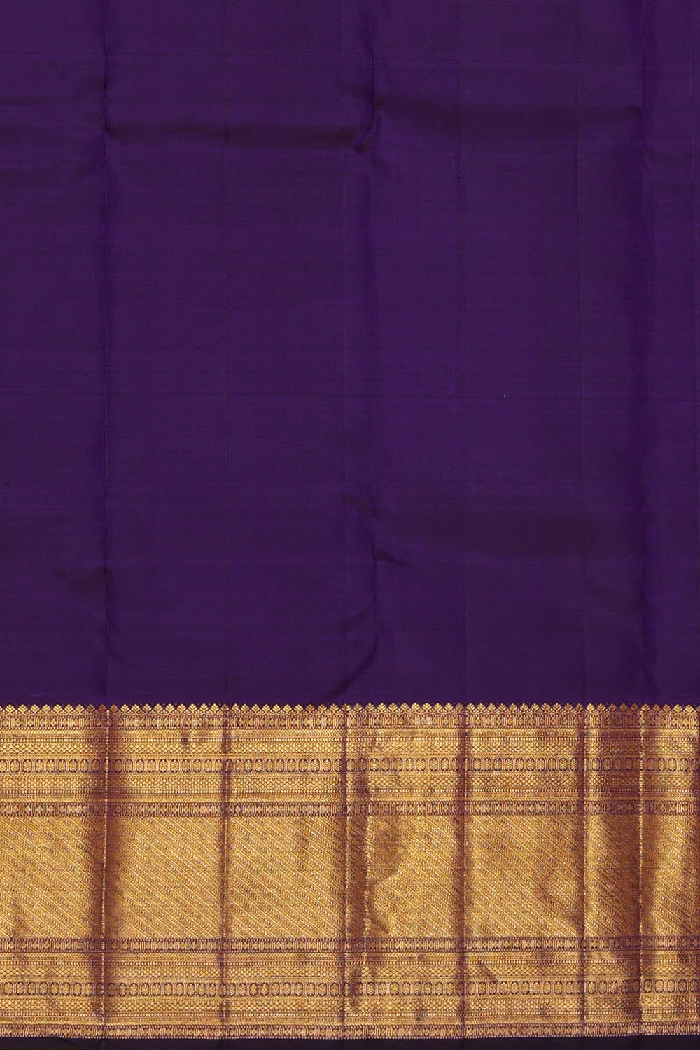 Image of Kanchipattu Purple Brocade Saree