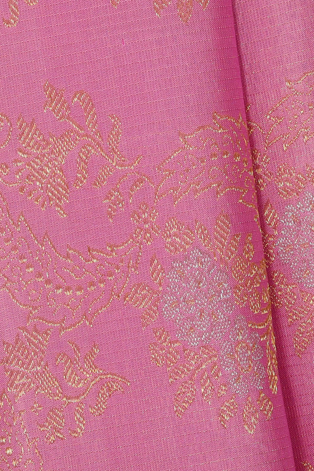 Image of Pink Kanchipattu Brocade Saree