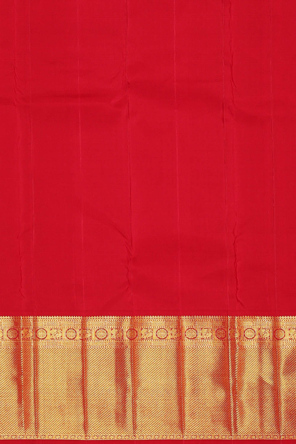 Image of Red Kanchipattu Brocade Saree