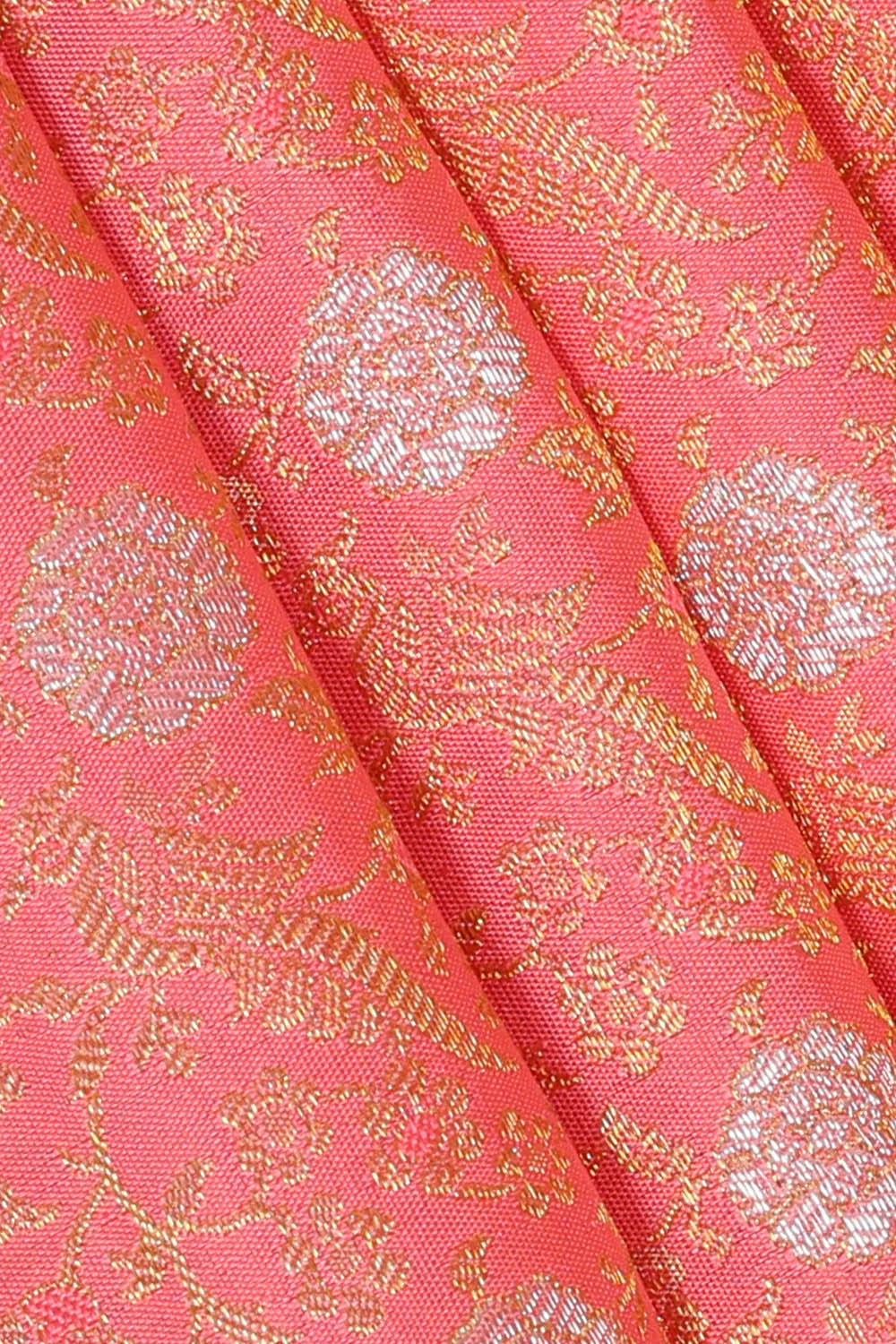 Image of Pink Kanchipattu Brocade Saree