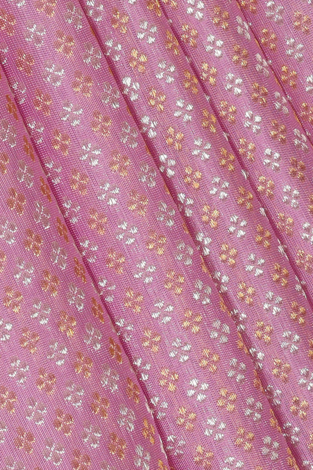 Image of Lavender Kanchipattu Brocade Silk Saree