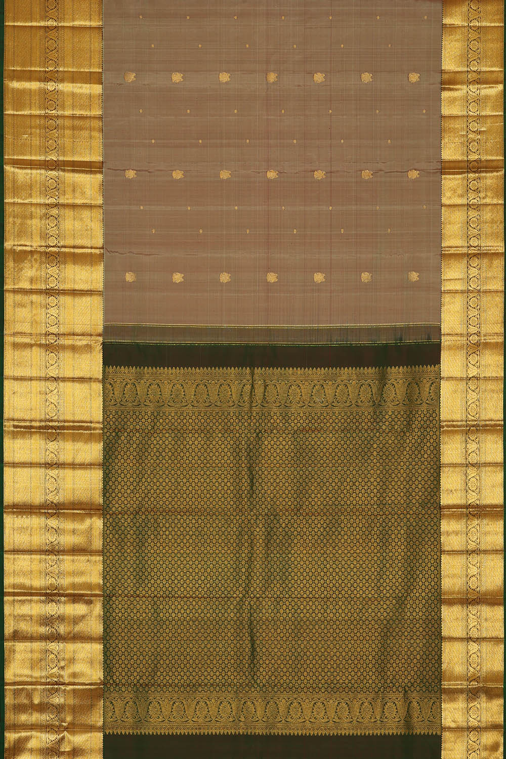 Image of Onion-Pink Kanchipattu Saree