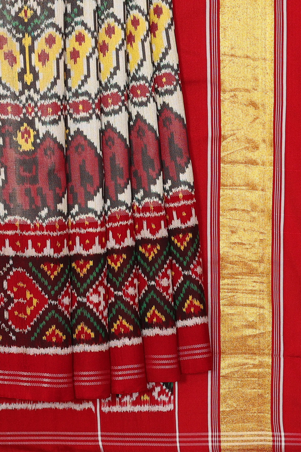 Image of multi-coloured-rajkot-patola-ikat-silk-saree-p-18940648