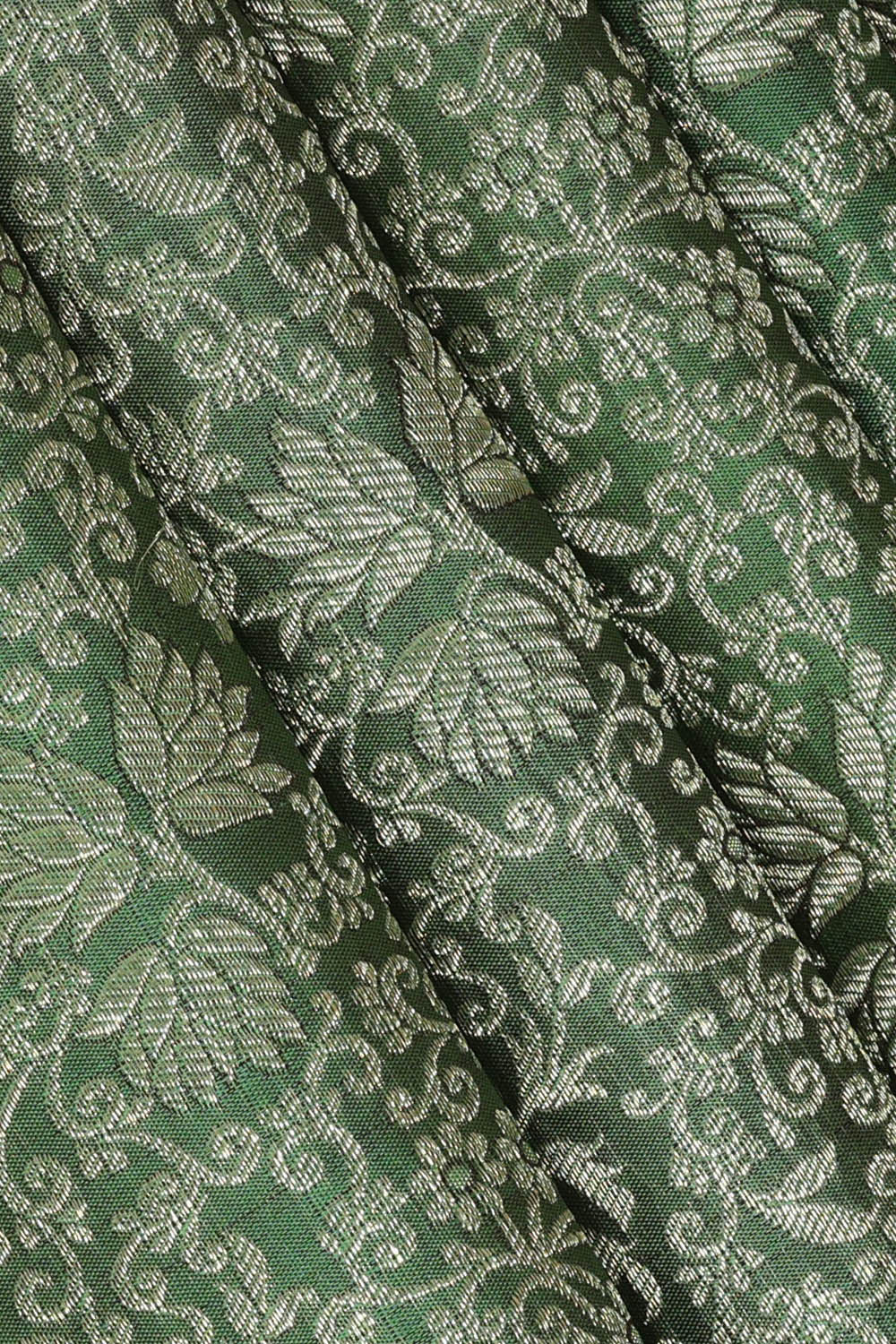 Image of Green Kanchipattu Brocade Saree