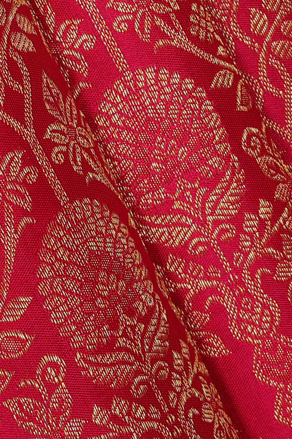 Image of Kanchipattu Pink Brocade Saree
