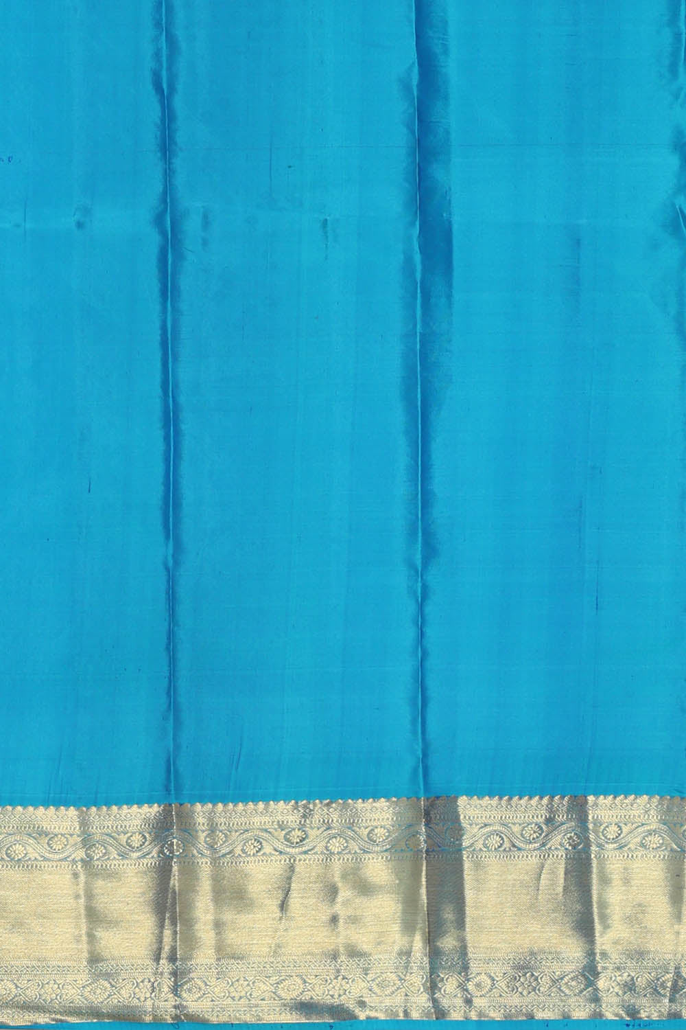 Image of Kanchipattu Blue Brocade Saree