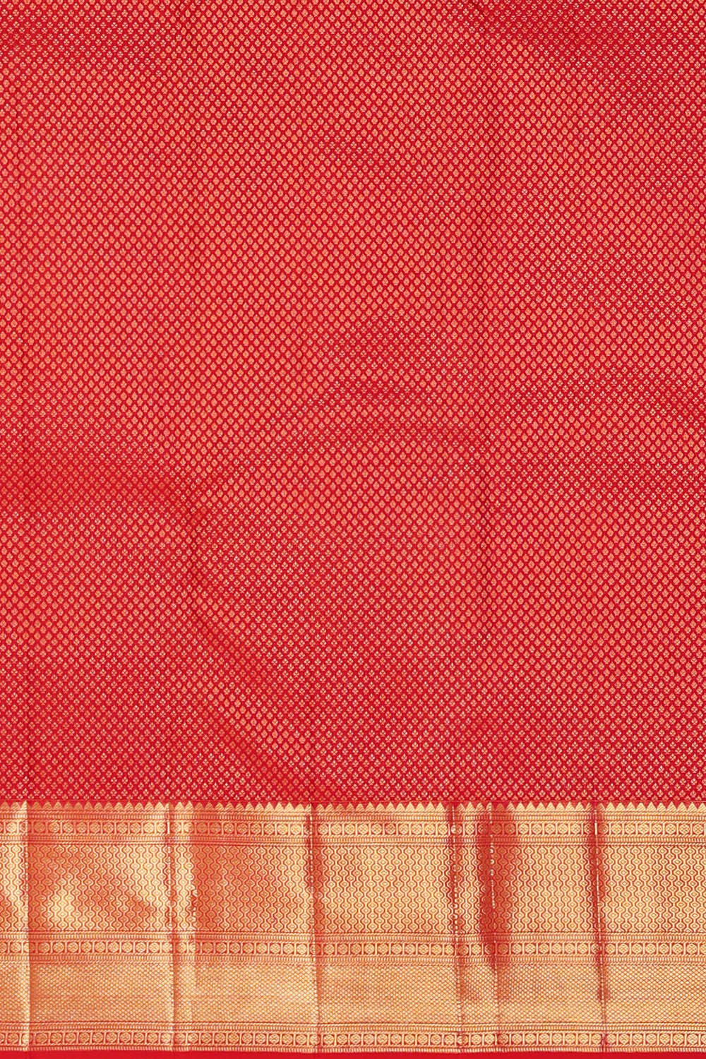 Image of Red Kanchipattu Brocade saree