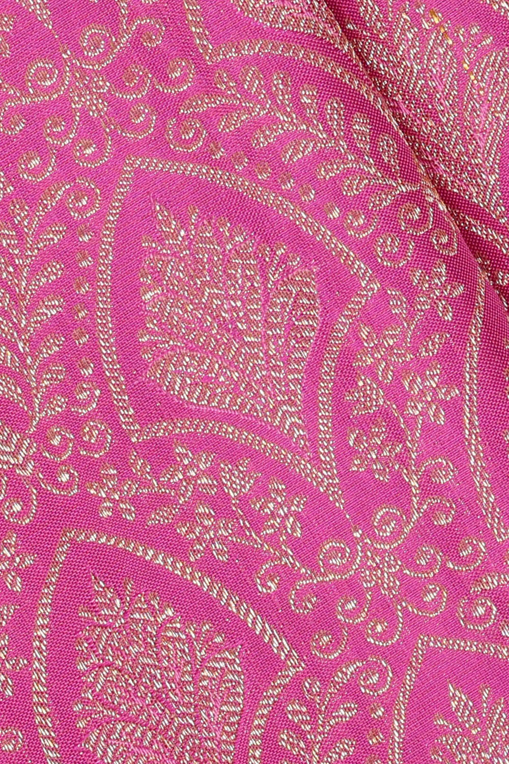 Image of Lavender-Pink Kanchipattu Brocade Saree
