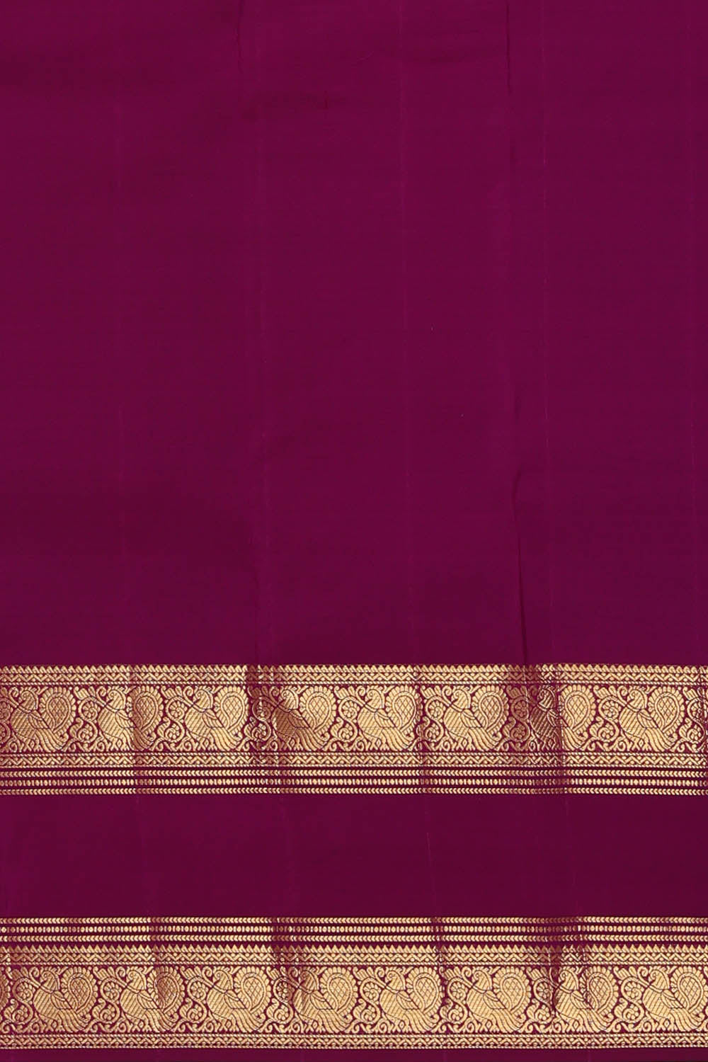 Image of Kanchipattu Turquoise-Blue Kattam Saree