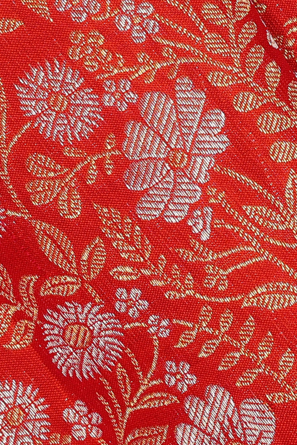 Image of Red Kanchipattu Brocade Saree