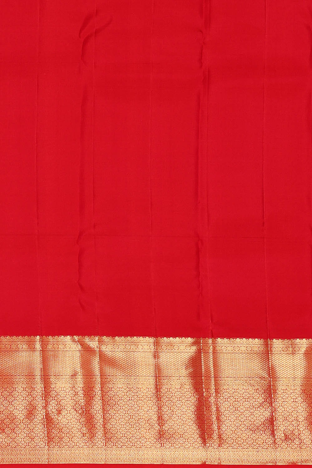 Image of Kanchipattu Red Brocade Saree