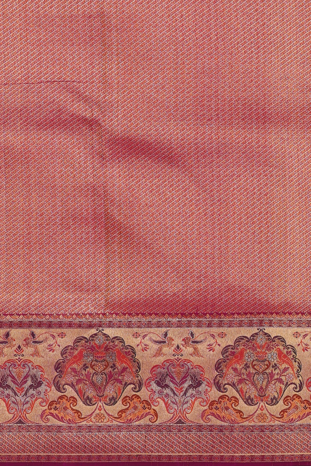 Image of Yellow Kanchipattu Tissue Brocade Saree