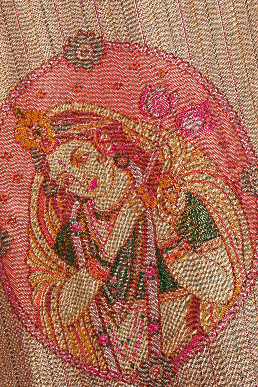 Image of Gold Kanchipattu Tissue Saree