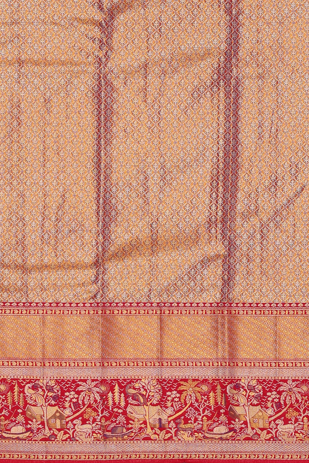Image of Purple Kanchipattu Tissue Brocade Saree