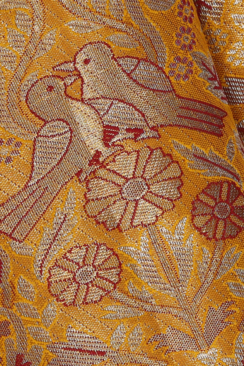 Image of Gold Kanchipattu Tissue Brocade Saree