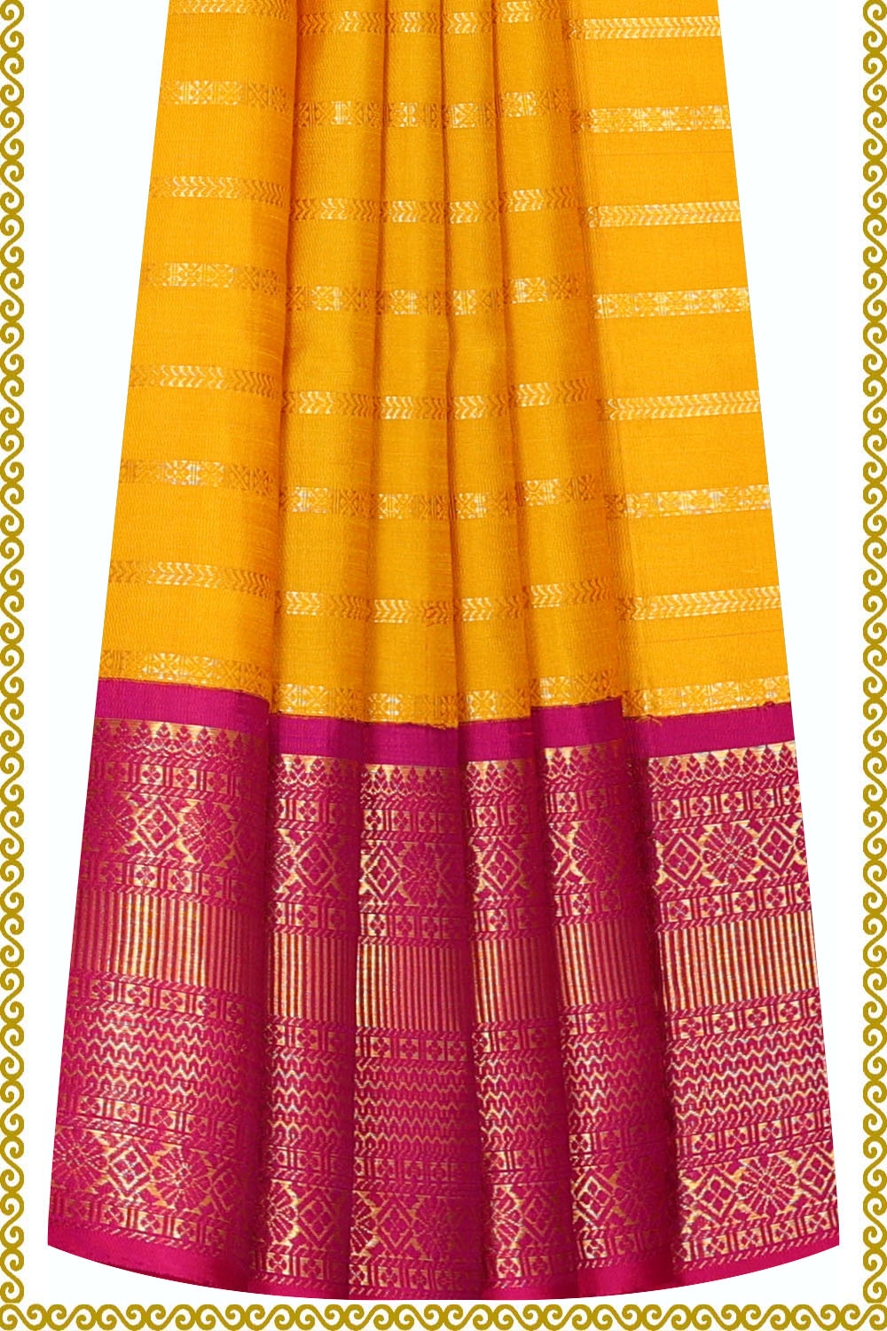 Image of Kanchipattu Pavada Unstitched Set