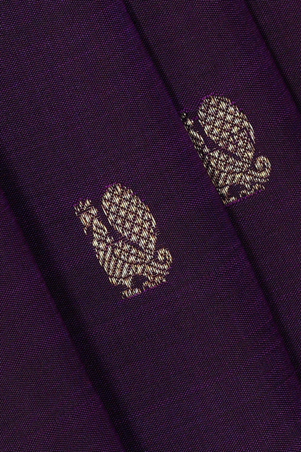 Image of Kanchipattu Purple Saree