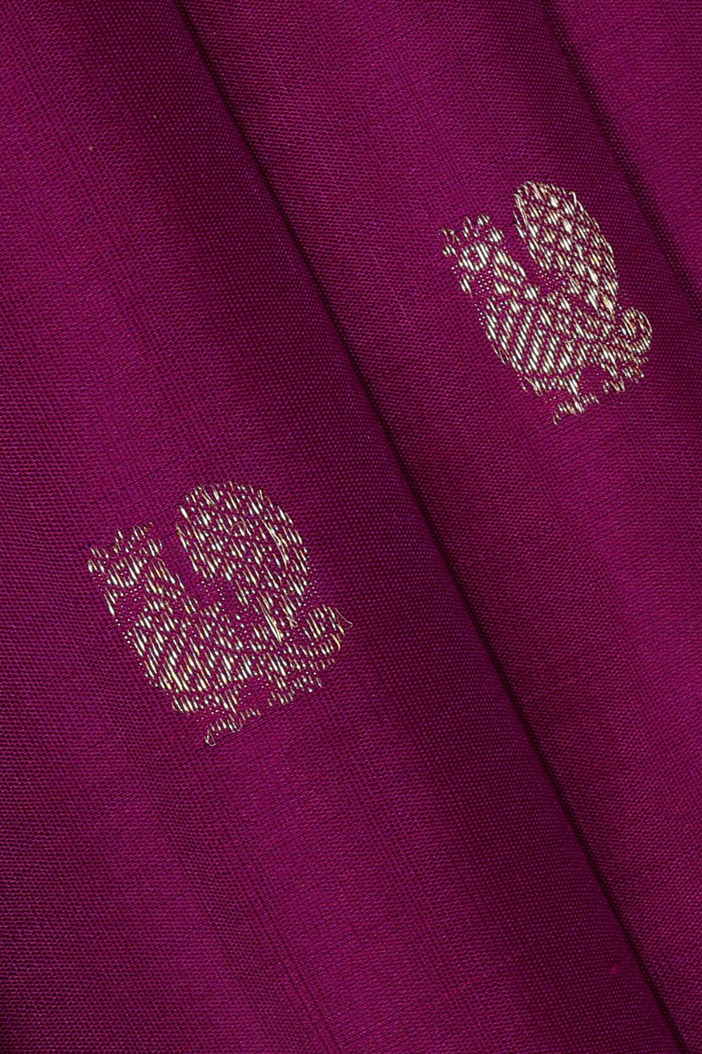 Image of Kanchipattu Purple Saree