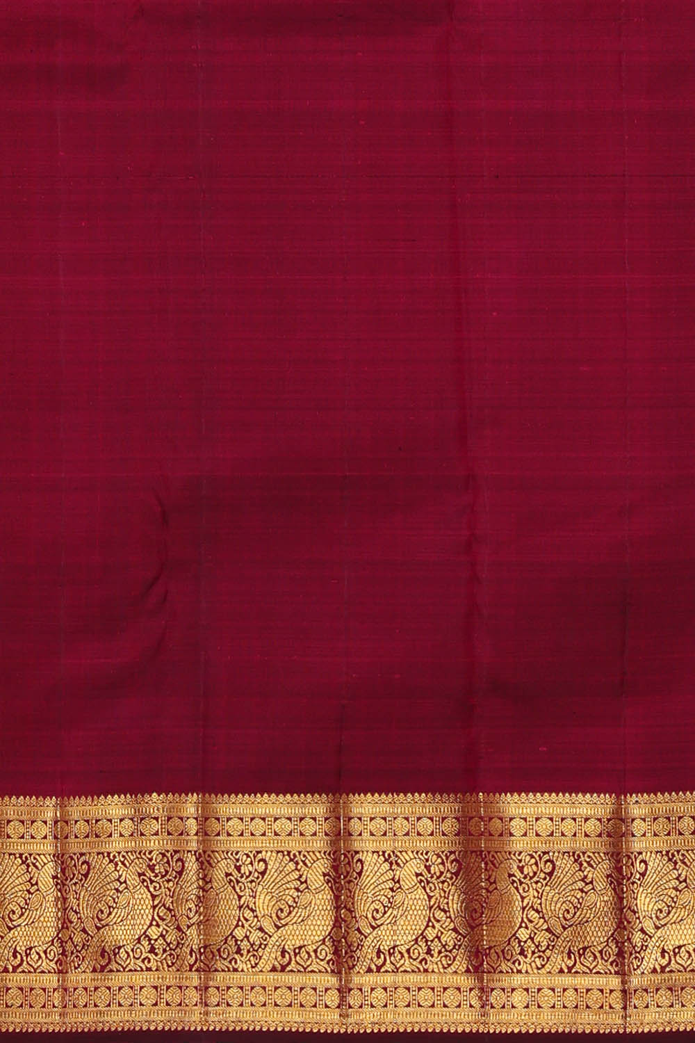 Image of Maroon Kanchipattu Brocade Saree