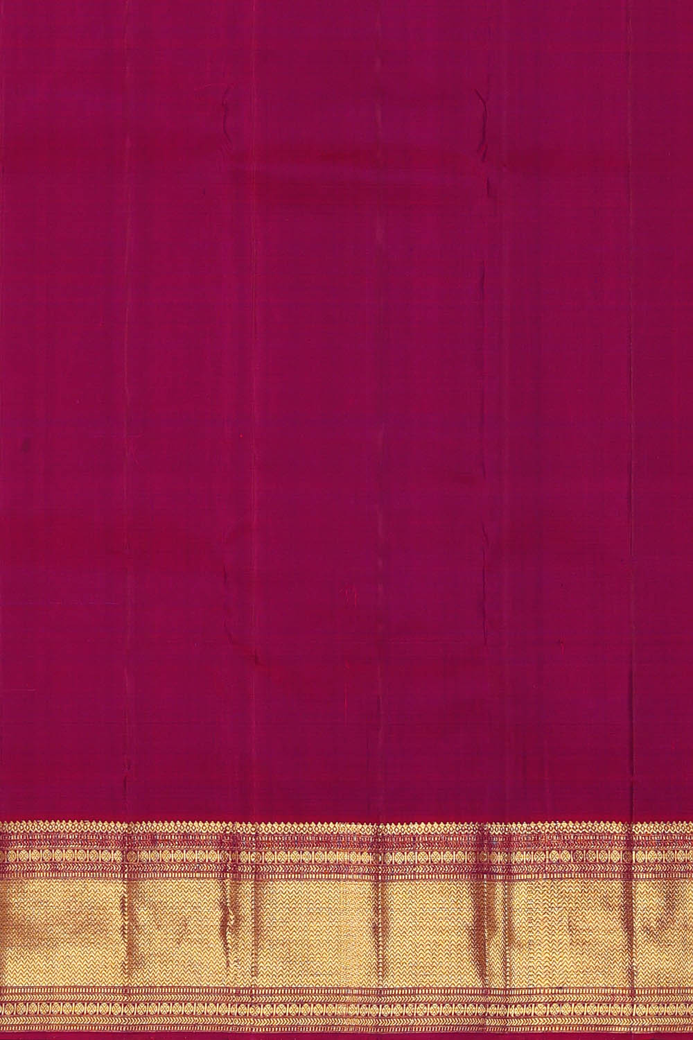 Image of Kanchipattu Navy-Blue Brocade Saree