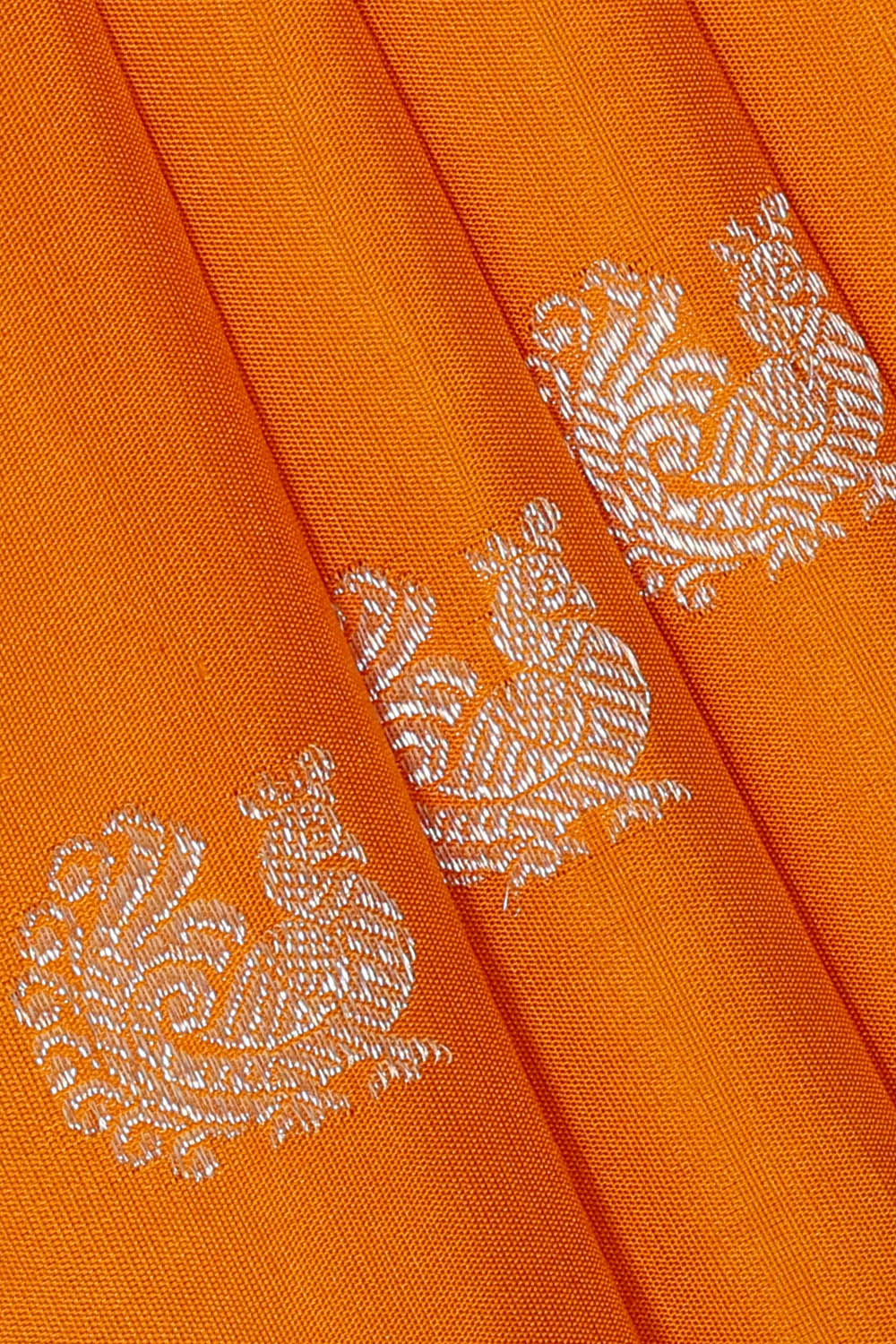 Image of Yellow Kanchipattu Saree