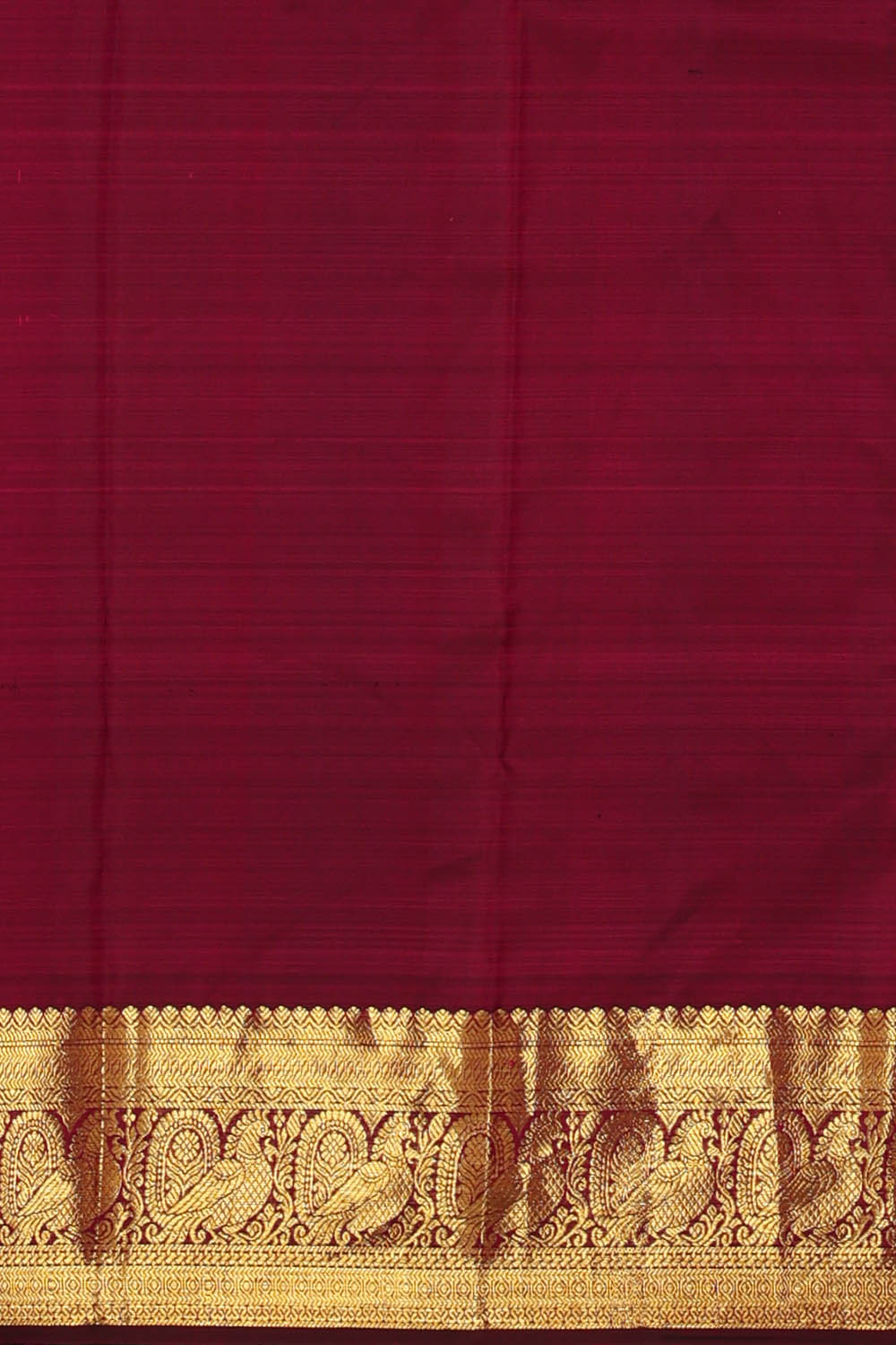 Image of Kanchipattu Maroon Saree
