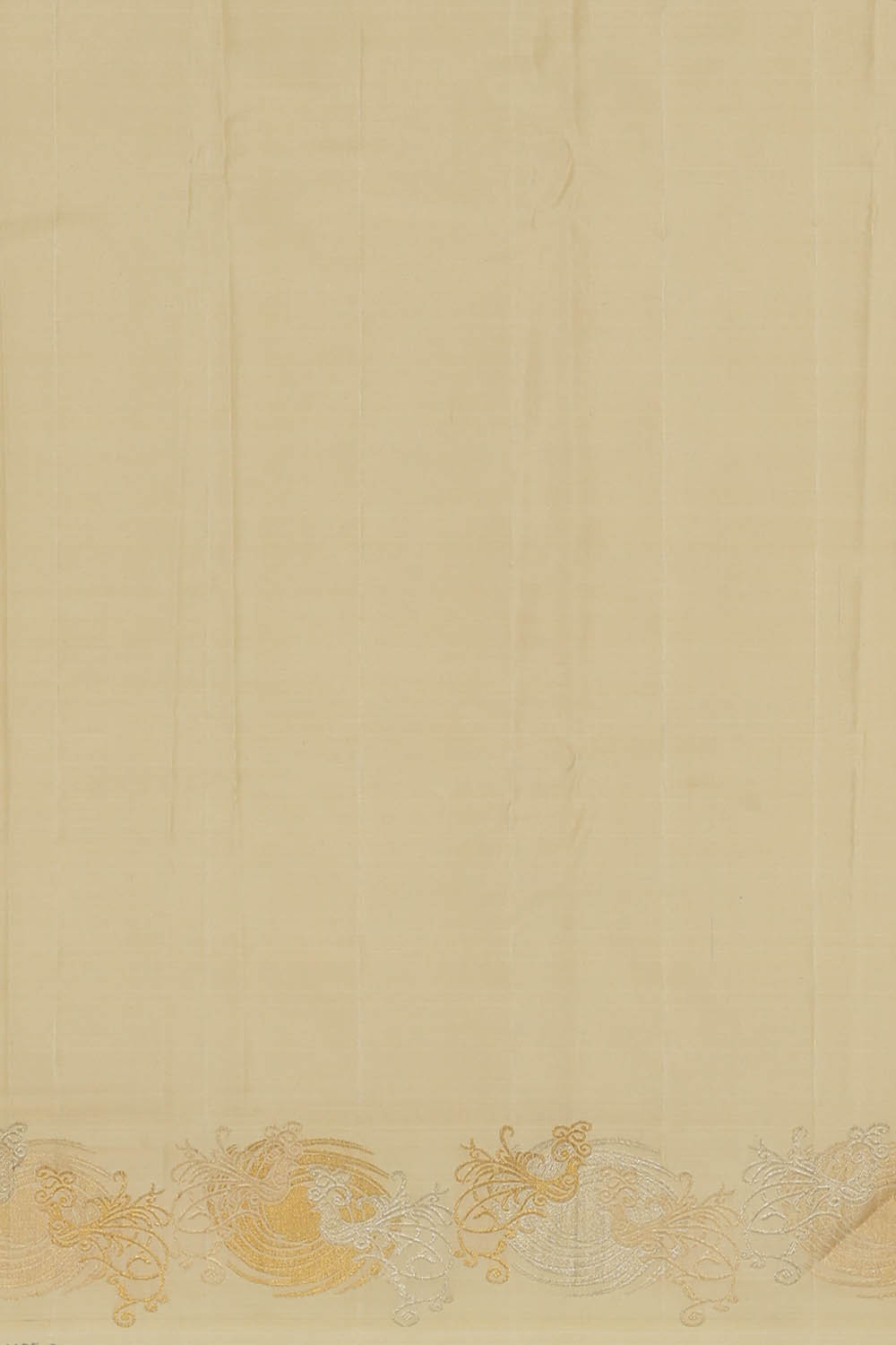 Image of Cream Kanchipattu Saree