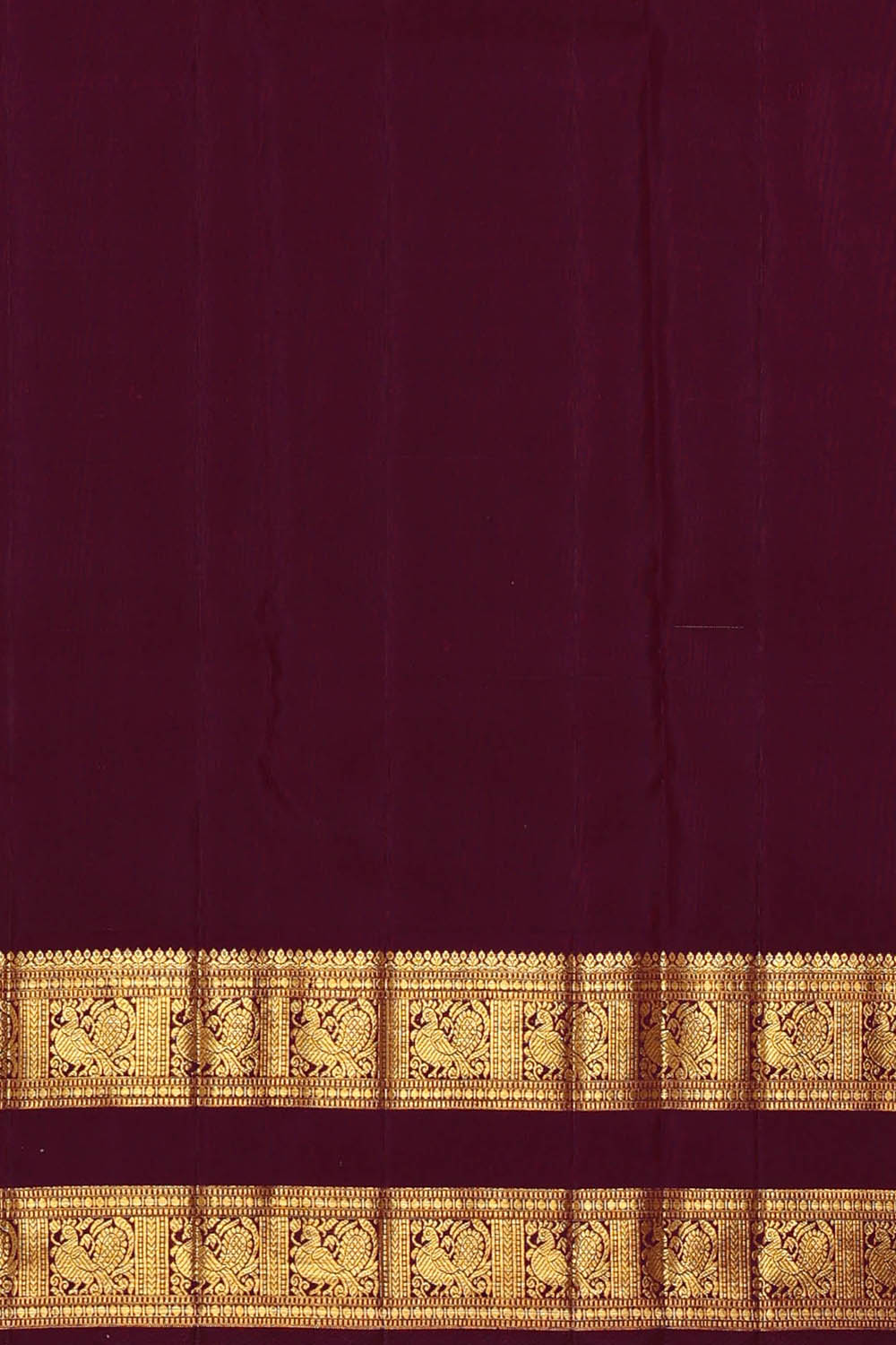Image of Kanchipattu Yellow Kattam Saree