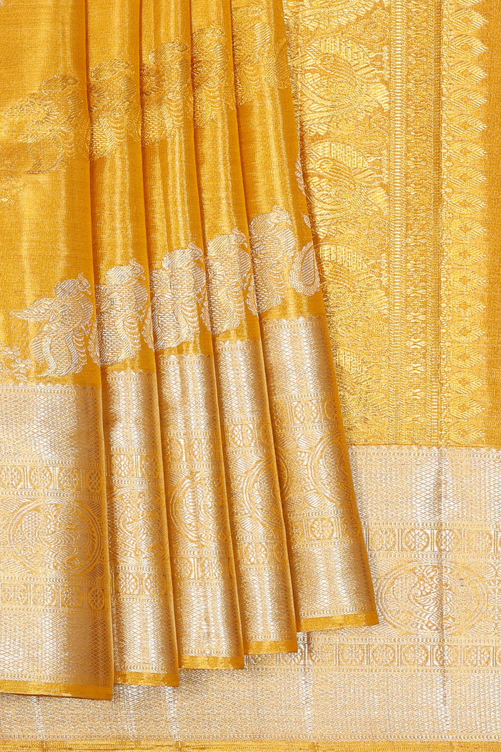 Image of Kanchipattu Gold Tissue Saree