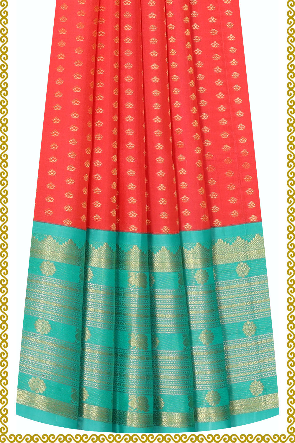 Image of Kanchipattu Pavada Unstitched Set