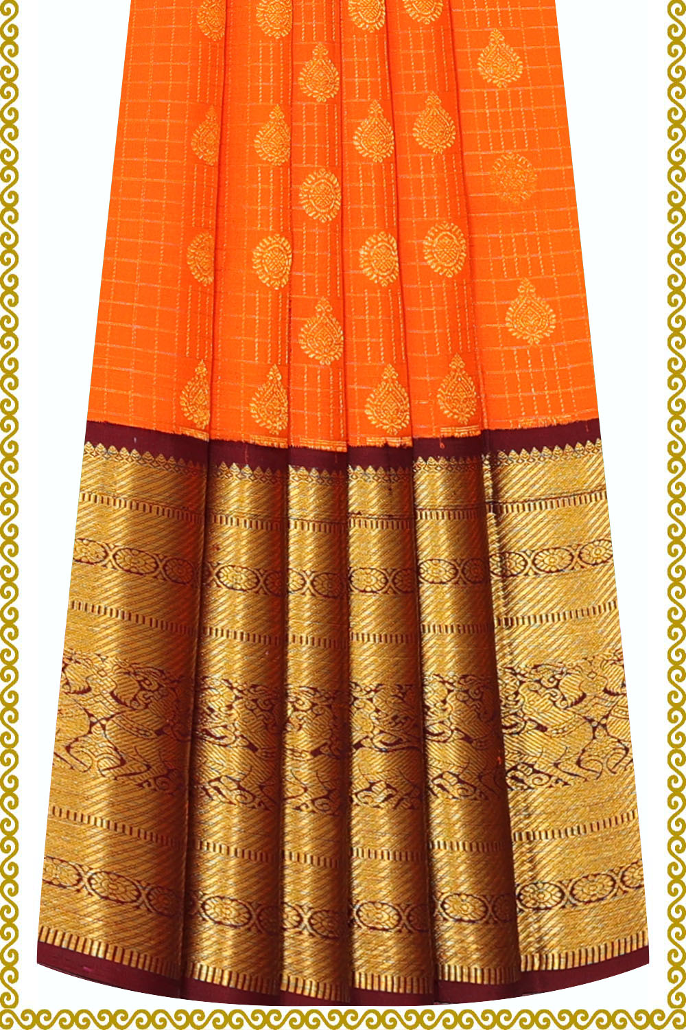 Image of Kanchipattu Pavada Unstitched Set
