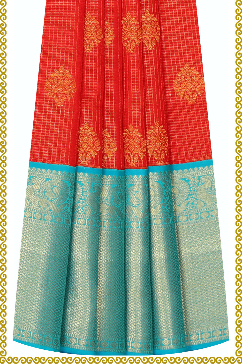 Image of Kanchipattu Pavada Unstitched Set