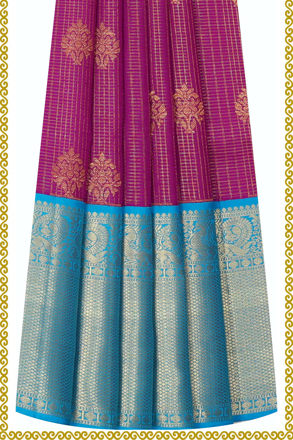 Image of Kanchipattu Pavada Unstitched Set