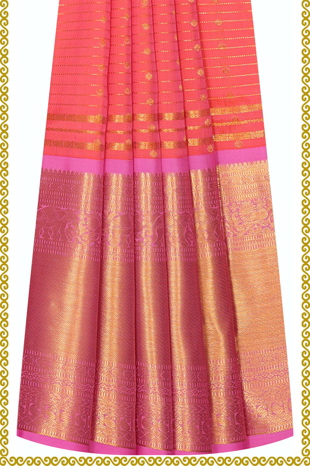 Image of Kanchipattu Pavada Unstitched Set