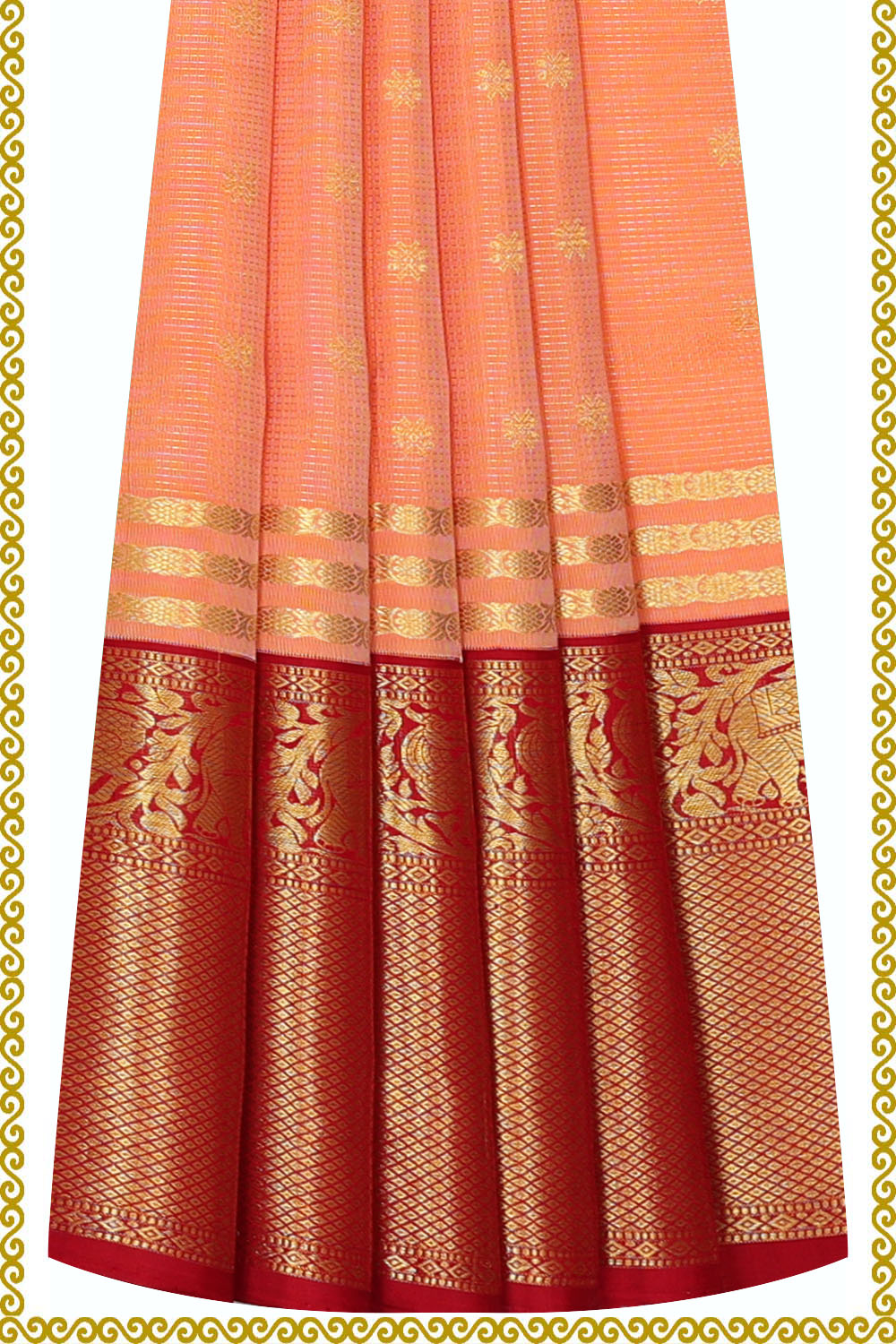 Image of Kanchipattu Pavada Unstitched Set