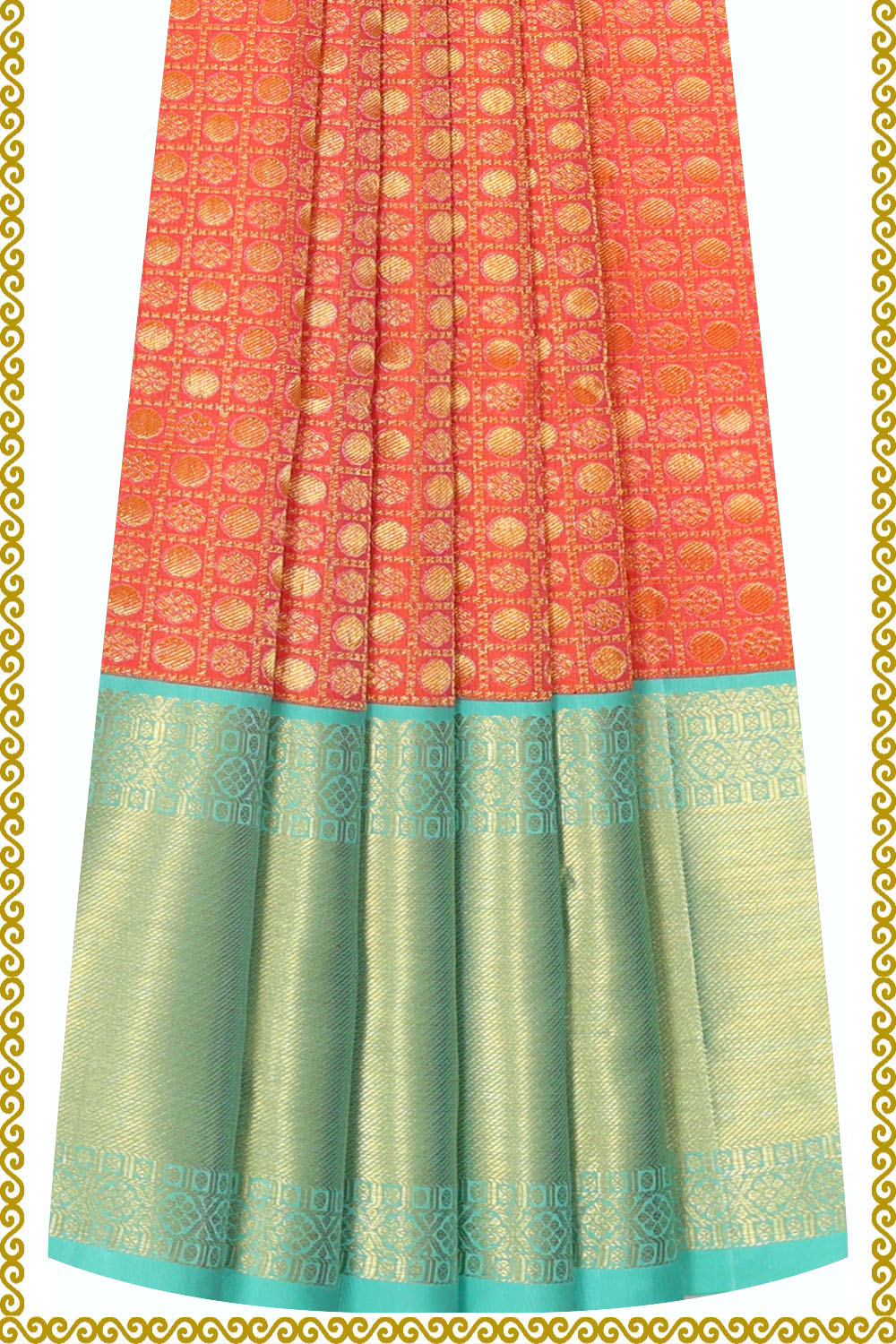 Image of Kanchipattu Pavada Unstitched Set