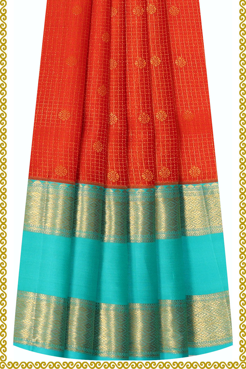 Image of Kanchipattu Pavada Unstitched Set