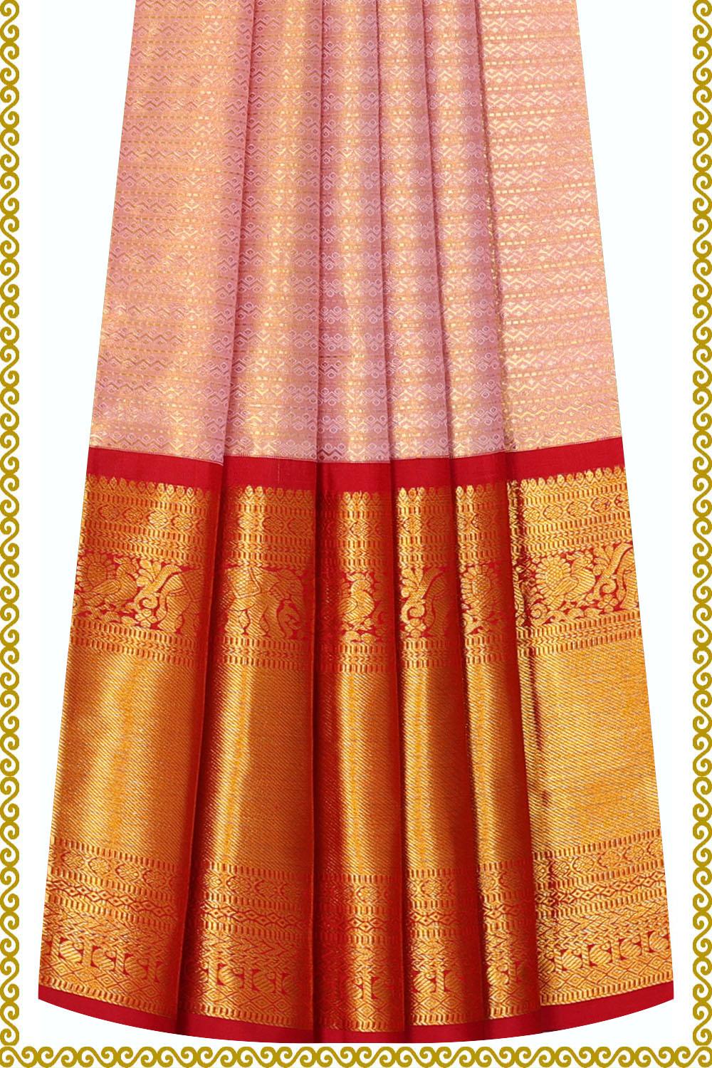Image of Kanchipattu Pavada Unstitched Set