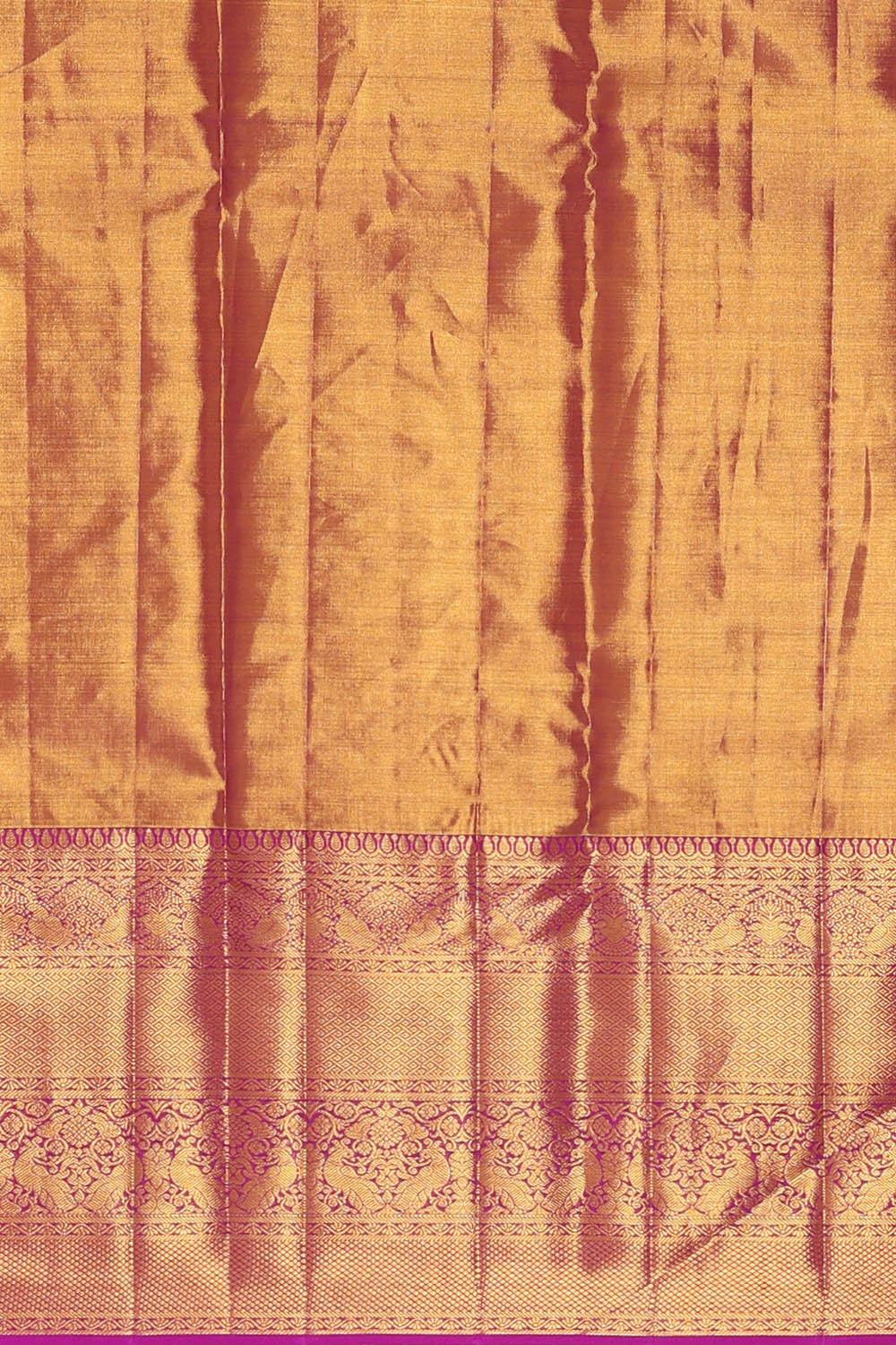 Image of Purple Kanchipattu Tissue Brocade Saree