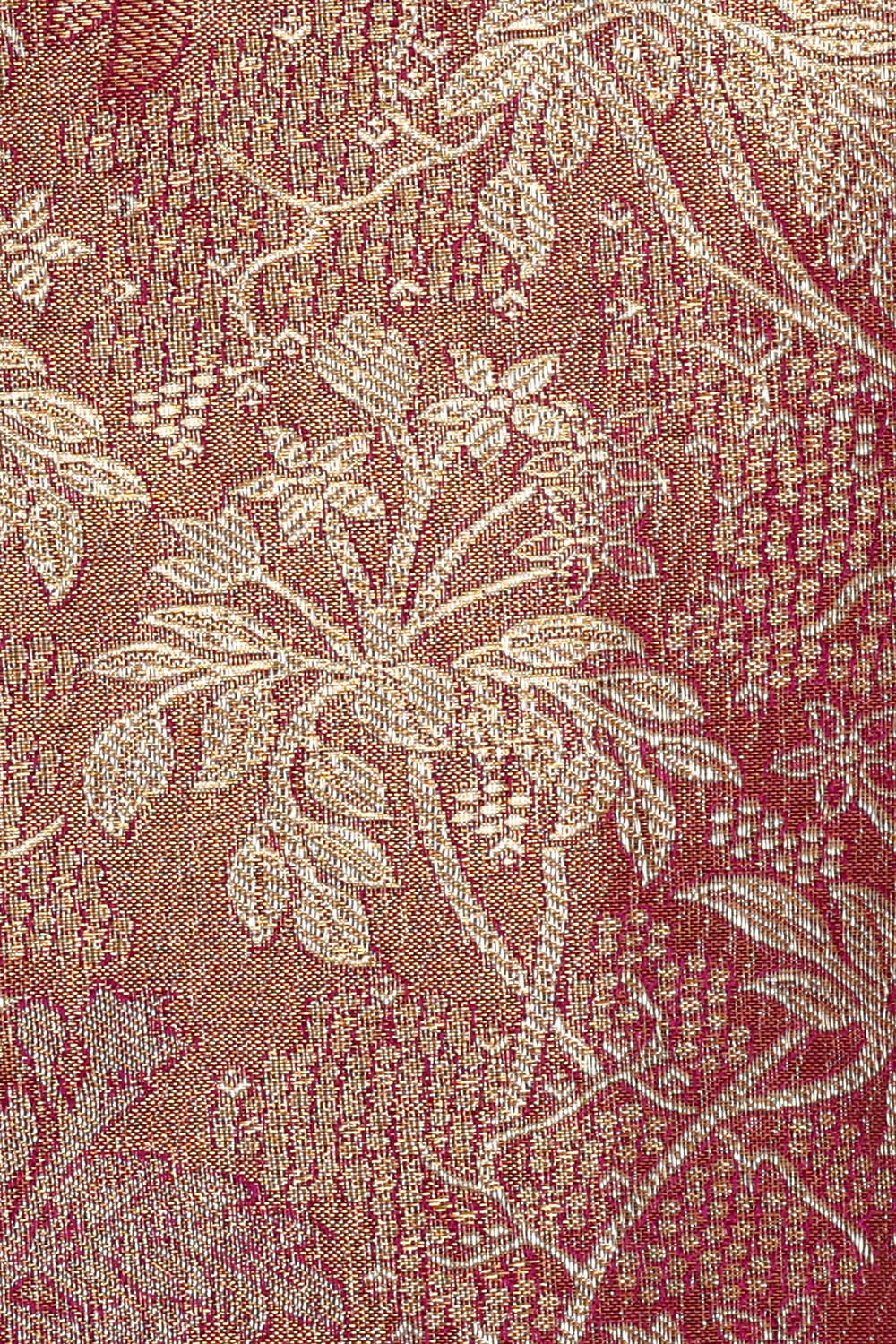 Image of Kanchipattu Mauve Tissue Brocade Saree