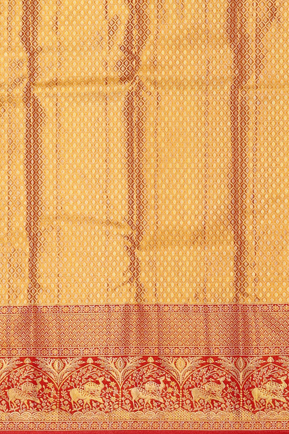 Image of Kanchipattu Gold Tissue Brocade Saree