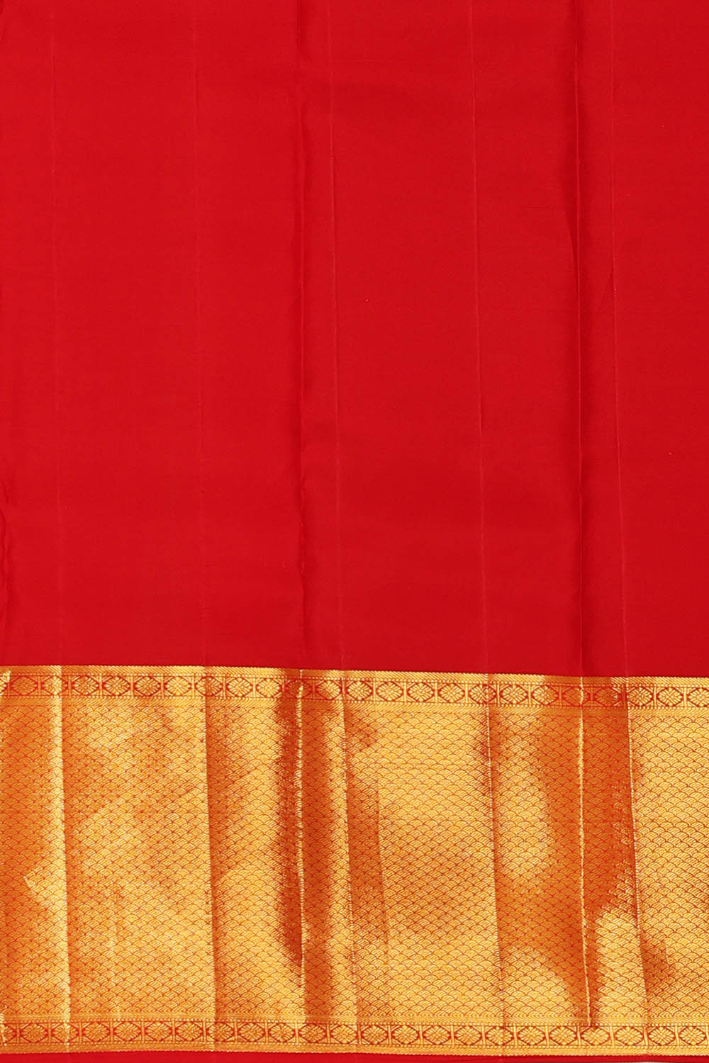 Image of Red Kanchipattu Brocade Saree