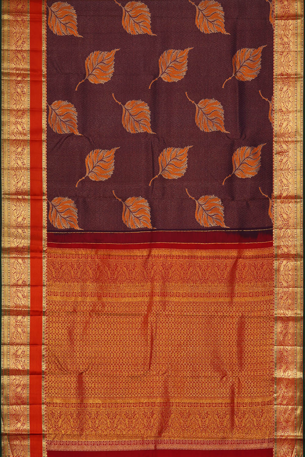 Image of Purple Kanchipattu Saree