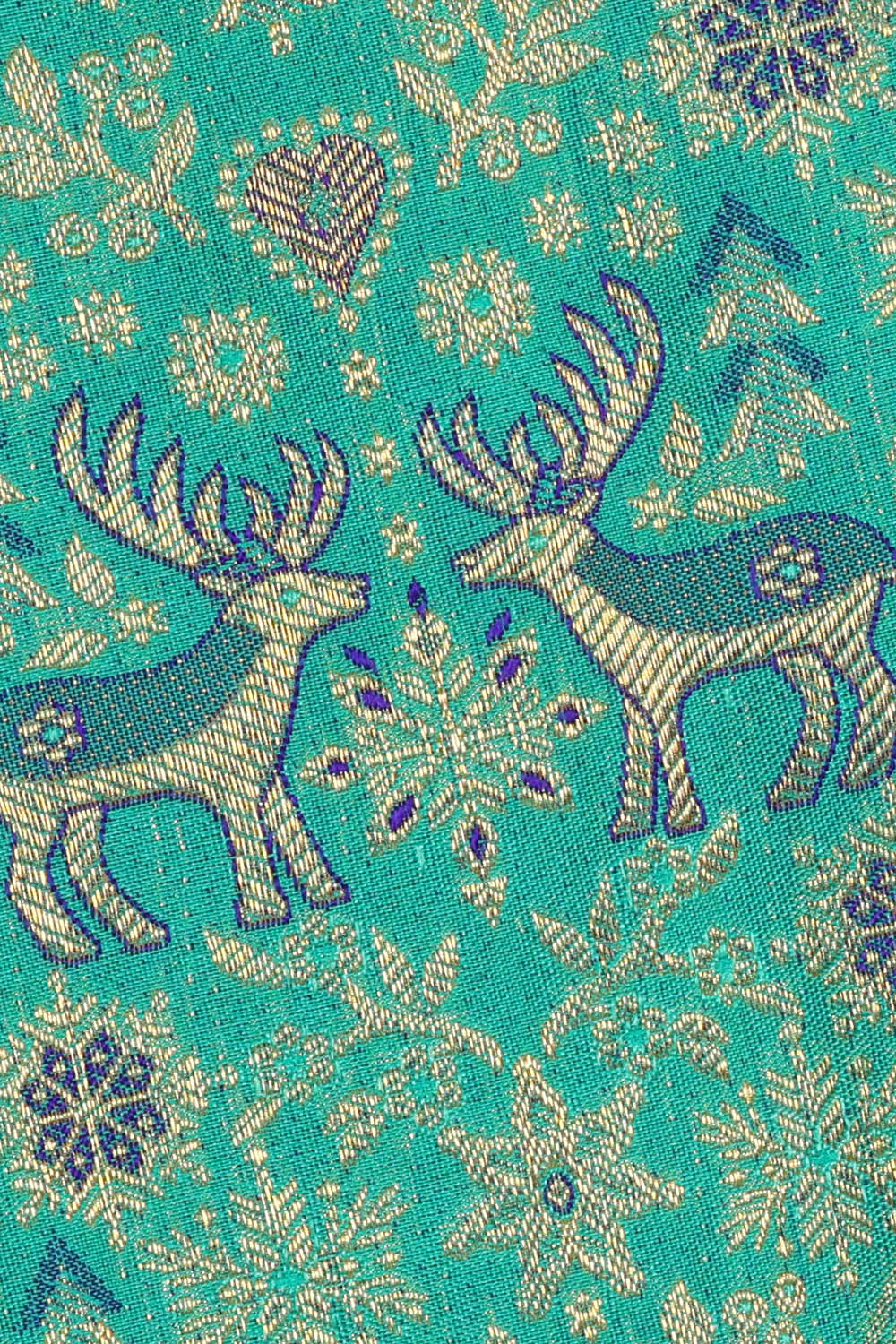Image of Kanchipattu Sky-Blue Brocade Saree
